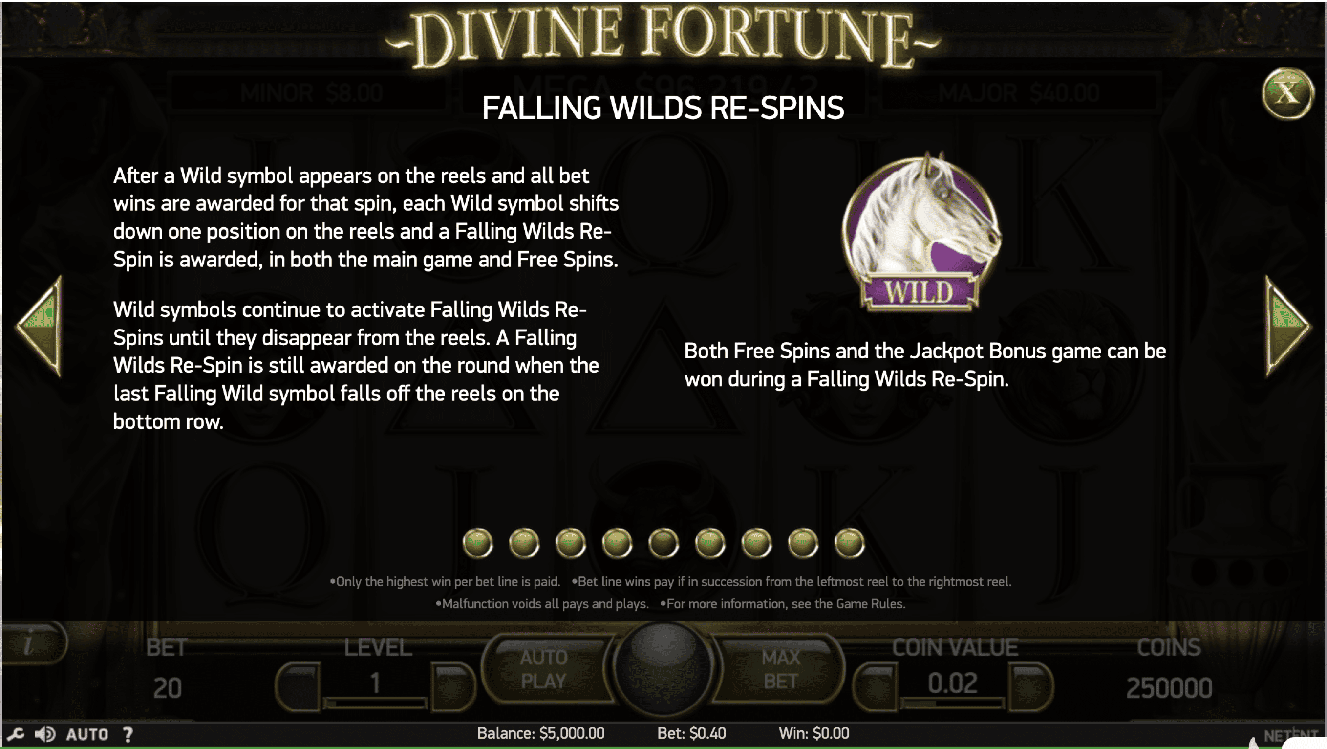 Divine Fortune respins