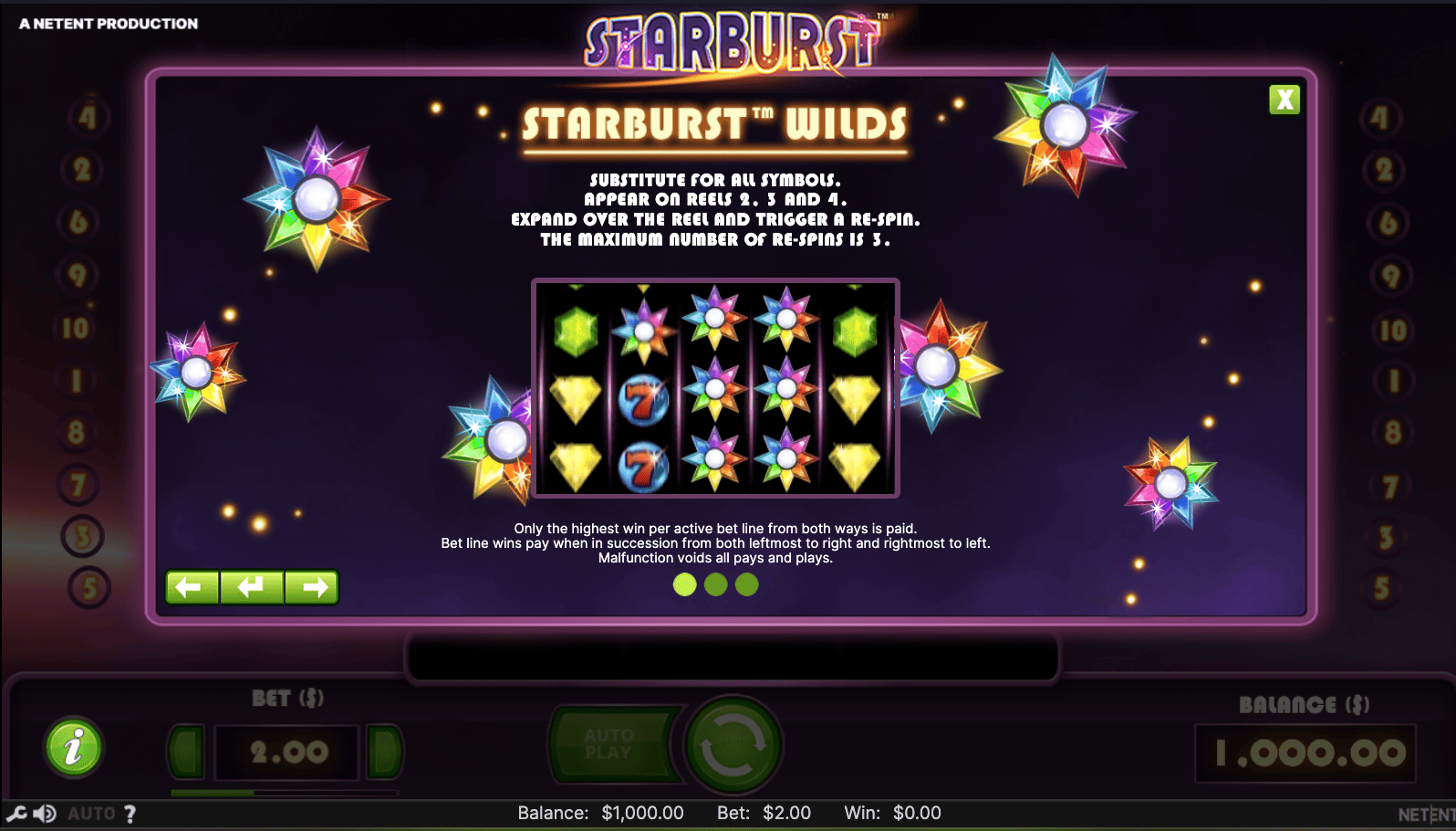 Starburst Wild Symbol