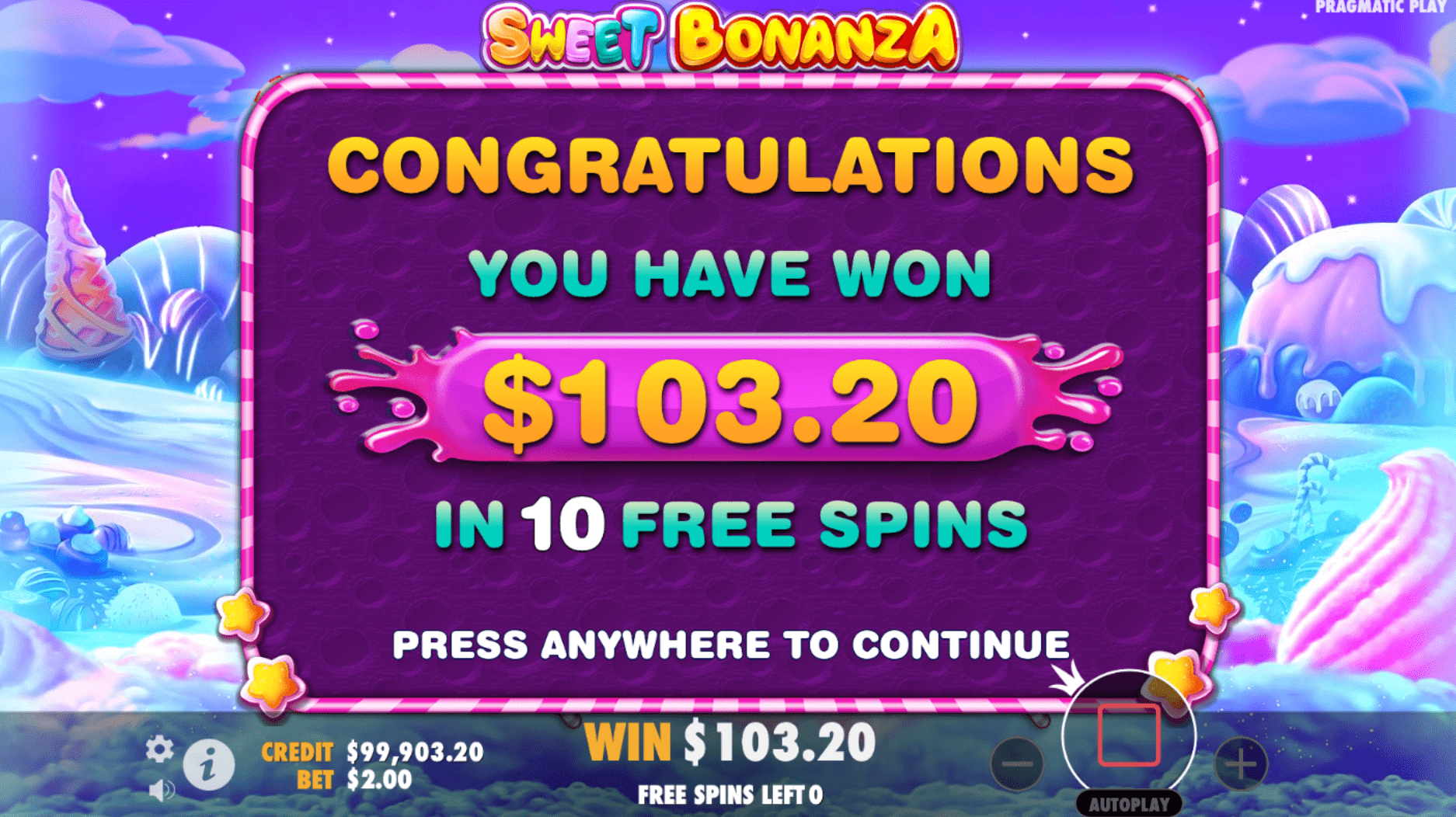 Sweet Bonanza Big Win