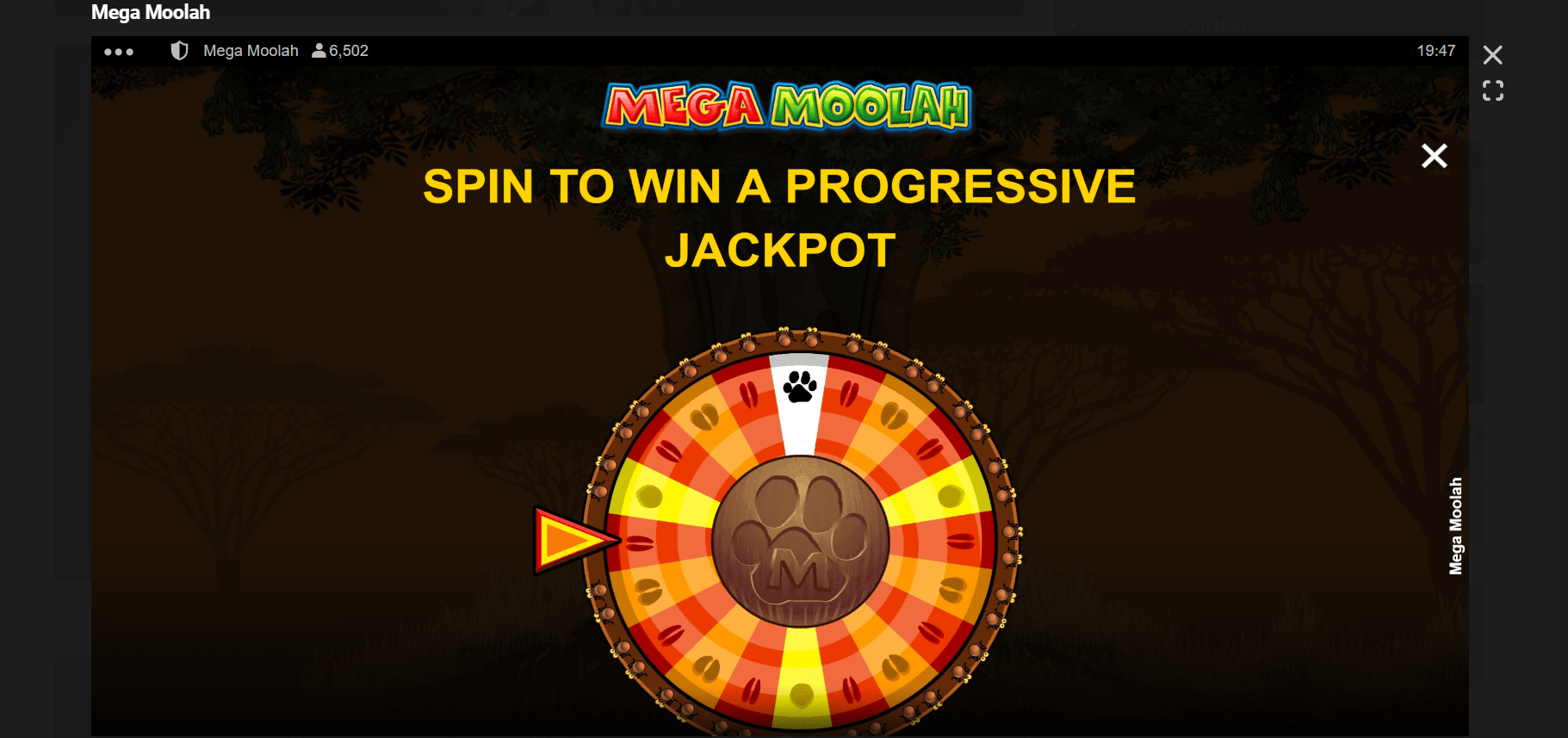 Local Jackpot Example